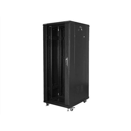 Lanberg | Rack cabinet 19" free-standing 32U/600x800 (flat pack) | FF01-6832-12B | Black