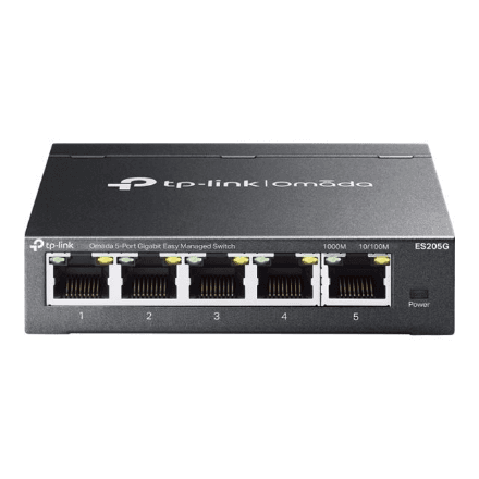 TP-LINK | Omada 5-Port Gigabit Easy Managed Switch | ES205G | Desktop