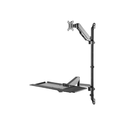 Digitus | Wall mount | Tilt, height adjustment, rotate | 17-32 " | Black