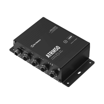Teltonika | 5G Router for Transportation | ATRM50 | 802.11ac | 10/100/1000 Mbit/s | Ethernet LAN (RJ-45) ports 3 | Mesh Support Yes | MU-MiMO Yes | 5G | Antenna type 4 x SMA for Mobile, 2 x RP-SMA for Wi-Fi, 1 x SMA f...
