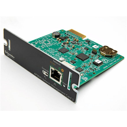 Schneider Electric Device monitoring and control, network management cards, NMC3, secure remote UPS monitoring and control | AP9640