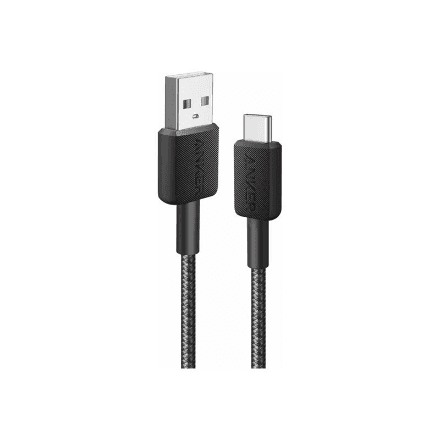 Anker | 322 Nylon Cable, Black | A81H6G11 | USB-A to USB-C