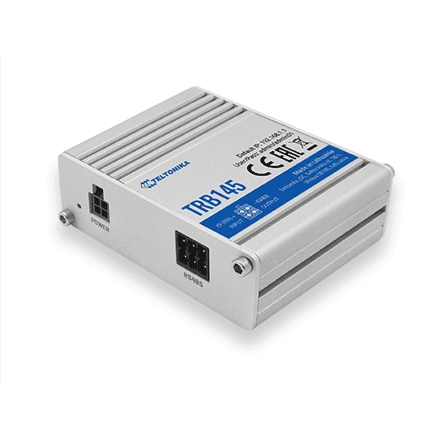 LTE Gateway: No WiFi, 4G, SIM, R485 port, Micro USB | Teltonika | LTE Gateway | TRB145 | No Wi-Fi | Ethernet LAN (RJ-45) ports 0 | Mesh Support No | MU-MiMO No | 2G/3G/4G | Antenna type 1 x SMA for LTE | 1 x Virtual n...