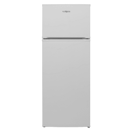 Goddess Refrigerator | GODRDD0144GW8AE | Energy efficiency class E | Free standing | Double Door | Height 145 cm | Fridge net capacity 171 L | Freezer net capacity 42 L | 41 dB | White
