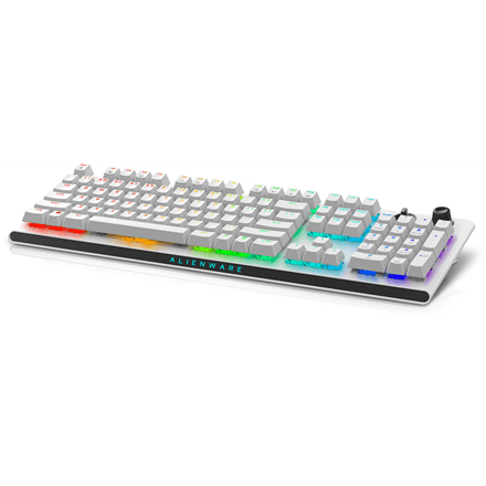 Dell | Alienware Tri-Mode AW920K | Wireless Gaming Keyboard | Wireless | Bluetooth | RGB LED light | Wireless connection | US | CHERRY MX Red | Lunar Light