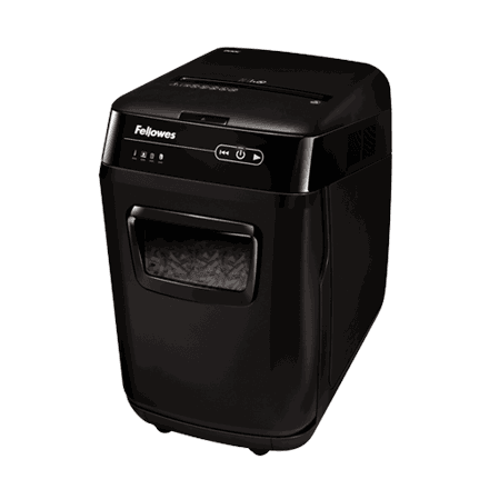Cross-Cut | AutoMax 200C | Black | Paper shredding | Shredding CDs | Credit cards shredding