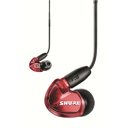 Shure | Earphones | SE535 | Wired | In-ear | Red
