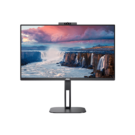 AOC | USB-C Monitor with Webcam | 24V5CW/BK | 23.8 " | IPS | FHD | 16:9 | 75 Hz | 1 ms | 1920 x 1080 | 300 cd/m² | HDMI ports quantity 2 | Black