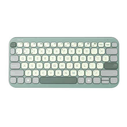 Asus Marshmallow KW100 | Keyboard | Wireless | US International | Green Tea Latte