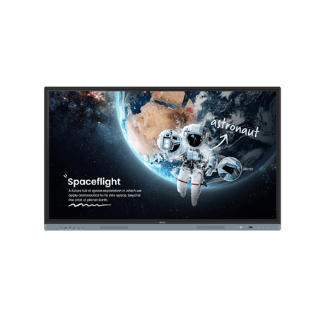 Benq Board Master RM6504 | 65 " | 450 cd/m² | Landscape | 18/7 | Android | Wi-Fi | 8 ms | Touchscreen