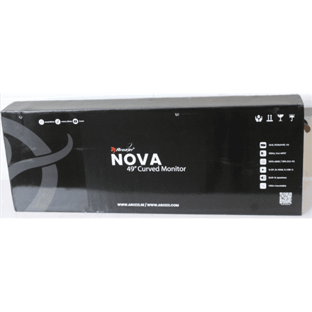 SALE OUT. Arozzi Nova 49" VA, 165Hz - White | Arozzi | Nova | 49 " | VA | 32:9 | 165 Hz | 4 ms | 5120 x 1440 pixels | 350 cd/m² | HDMI ports quantity 2 | White | Warranty 24 month(s) | DAMAGED PACKAGING, USED, SCRATCH...