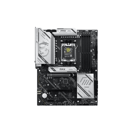 MSI MAG X870E GAMING MAX WIFI | Processor family AMD | Processor socket AM5 | DDR5 | Supported hard disk drive interfaces SATA, M.2 | Number of SATA connectors 4