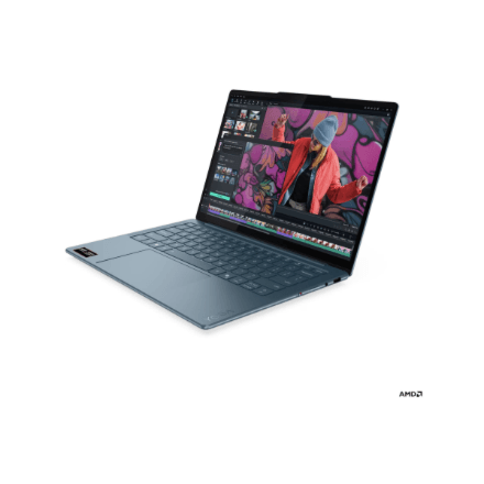 Lenovo Yoga Slim 7 14AKP10 AMD | Tidal Teal | 14 " | OLED | WUXGA | 1920 x 1200 pixels | Glossy | AMD Ryzen AI 5 | 330 | 16 GB | Soldered LPDDR5X | Solid-state drive capacity 512 GB | AMD Radeon 820M Graphics | Window...
