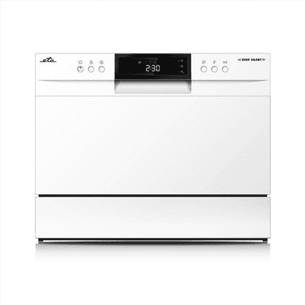 ETA Dishwasher | ETA138490000F | Table | Width 55 cm | Number of place settings 6 | Number of programs 8 | Energy efficiency class F | Display | White