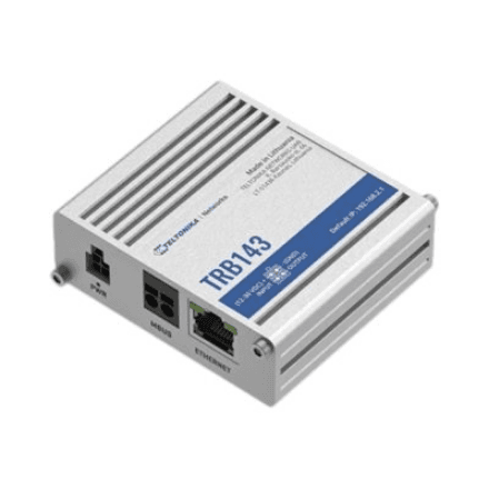 Teltonika | LTE Cat 4 M-Bus | TRB143 | 10/100/1000 Mbit/s | Ethernet LAN (RJ-45) ports 1 | Mesh Support No | MU-MiMO No | 4G