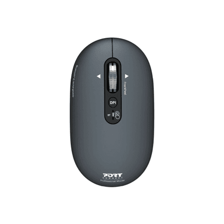 PORT CONNECT Mouse | PURE MAC | Wireless | Bluetooth | Gray