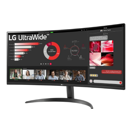 LG | 34WR50QK-B | 34 " | VA | QHD | 21:9 | 100 Hz | 5 ms | 3440 x 1440 pixels | 240 cd/m² | HDMI ports quantity 2