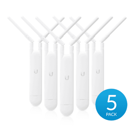 Ubiquiti | UniFi | UAP-AC-M-5Pack Mesh Access Point | 802.11ac | 867 Mbit/s | 10/100/1000 Mbit/s | Ethernet LAN (RJ-45) ports 1 | MU-MiMO Yes | 12 month(s)