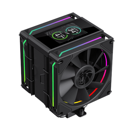 Gamemax CPU Air Cooler | SIGMA 620 LCD BK | Black