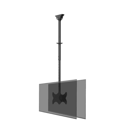 Neomounts CL35-340BL22 Dual Monitor/TV Mount Ceiling | Adjustable Height, Rotate, Tilt, Swivel | 23-42 " | Maximum weight (capacity) 45 kg | Black
