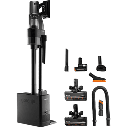 Gorenje Vacuum cleaner | SVC296749NEBL | Cordless operating | Handstick 2in1 | 550 W | 29.6 V | Anthracite | Operating time (max) 60 min