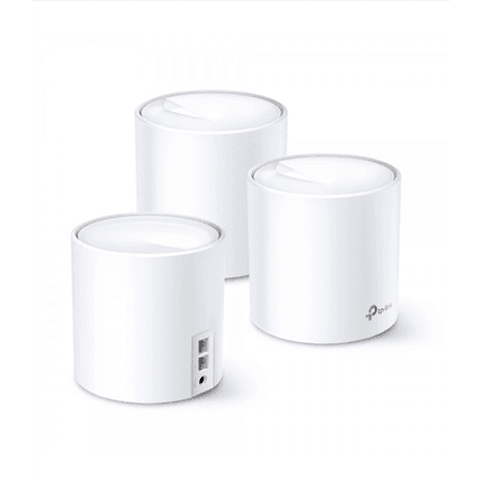 TP-LINK | Whole-Home Wi-Fi System | Deco X20(3-pack) | 802.11ac | 1201 Mbit/s | 10/100/1000 Mbit/s | Ethernet LAN (RJ-45) ports 2 | Mesh Support Yes | No mobile broadband | Antenna type Internal