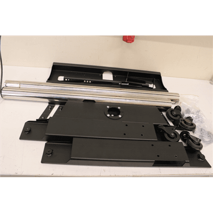 SALE OUT. | EDBAK | Floor stand | TR5E | Trolleys & Stands | 42-65 " | Maximum weight (capacity) 50 kg | USED, SCRATCHED, MISSING HEXAGON WRENCHES | Black