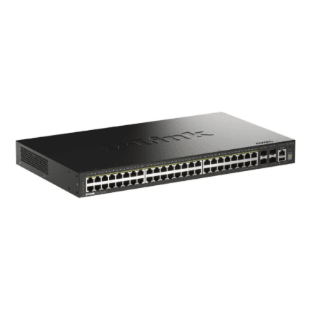 D-Link 48-Port Gigabit Stackable Smart Managed PoE Switch | D-Link