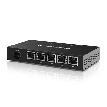 Ubiquiti | EdgeRouter | ER-X-SFP | No Wi-Fi | 10/100/1000 Mbit/s | Ethernet LAN (RJ-45) ports 5 | Mesh Support No | MU-MiMO No | No mobile broadband