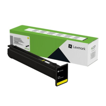Lexmark 77L2HY0 Yellow High Capacity Return Programme Toner Cartridge (46.9K Pages) for Lexmark CS963, CX961, CX962, CX963 Printers | Lexmark