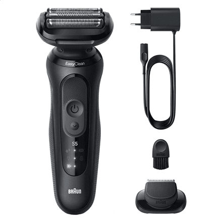 Braun Shaver | 52-N1200s Series 5 | Operating time (max) 50 min | Wet & Dry | Lithium Ion | Black