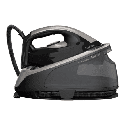 TEFAL Steam Station | SV6140 Express Easy | 2200 W | 1.7 L | 6 bar | Auto power off | Vertical steam function | Calc-clean function | Black/Steel Grey