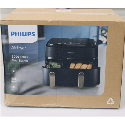 SALE OUT. | Philips | Airfryer | NA352/00 | Power 2750 W | Capacity 9 L | Rapid Air technology | Charcoal Grey/Copper | DAMAGED PACKAGING