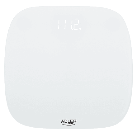 Adler | Bathroom scale | AD 8176 | Maximum weight (capacity) 180 kg | Accuracy 100 g | White