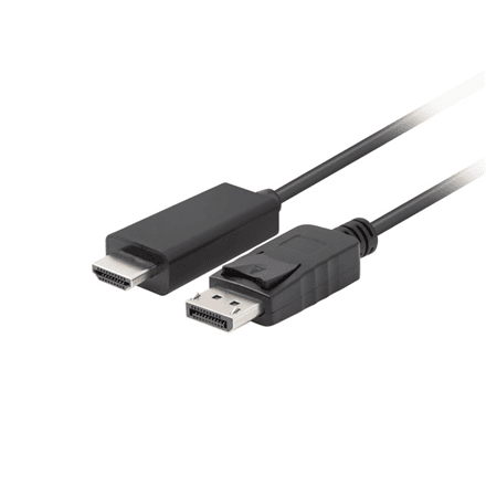 Lanberg | DisplayPort to HDMI Cable | CA-DPHD-11CC-0050-BK | DisplayPort Male | HDMI Male | DP to HDMI | 5 m