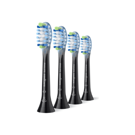 Philips | Replacement brush heads | HX9044/88 Sonicare Premium Plaque Defence | Heads | For adults | Number of brush heads included 4 | Black