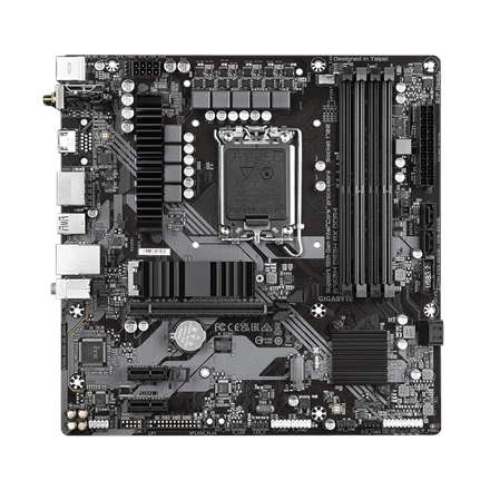 Gigabyte | B760M DS3H AX DDR4 1.0 M/B | Processor family Intel | Processor socket LGA1700 | DDR4 DIMM | Memory slots 4 | Supported hard disk drive interfaces SATA, M.2 | Number of SATA connectors 4 | Chipset Intel B76...