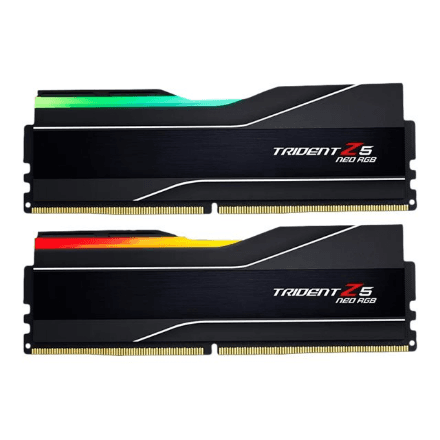 G.Skill | Trident Z5 Neo RGB | 32 Kit (16GBx2) GB | DDR5 | 6400 MHz | PC/server | Registered No | ECC No
