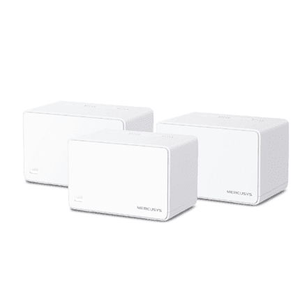 Mercusys | AX3000 Whole Home Mesh WiFi 6 System with PoE | Halo H80X (3-Pack) | 802.11ax | 574+2402 Mbit/s | 10/100/1000 Mbit/s | Ethernet LAN (RJ-45) ports 3 | Mesh Support Yes | MU-MiMO Yes | No mobile broadband | A...