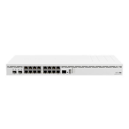 Mikrotik Cloud Core Router CCR2004-16G-2S+, 2x10G SFP+ ports, 16x Gigabit LAN ports, 1x RJ45 Serial port, 4 core CPU, 4 GB RAM, Dual redundant power supply, CPU and PCB temperature monitor, RouterOS L6 | MikroTik | Cl...