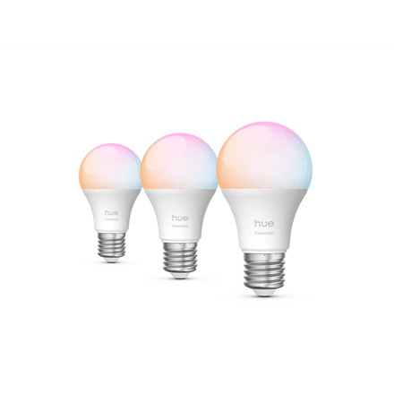 Philips Hue E WCA 806 A60 3P EU | E27 | 8 W | 16 million colours, White and colour light | Bluetooth and Zigbee