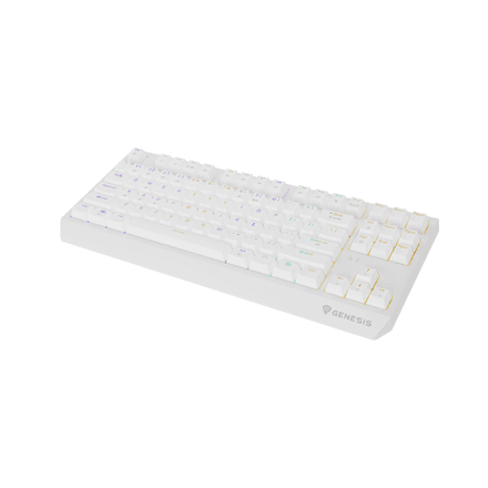 Genesis | THOR 230 | Mechanical Gaming Keyboard | Wireless | US | Outemu Red | White