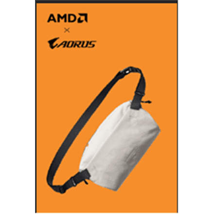 Gigabyte | AORUS AMD | Sling Bag | Grey