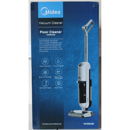SALE OUT. | Midea Cordless Vacuum Cleaner | X10 Wet and Dry | 220 W | 22.2 V | Operating time (max) 35 min | Black | Warranty 24 month(s) | DAMAGED PACKAGING, USED, DIRTY, SCRATCHED AND WET ITEM. WRONG SN ON PACKAGING