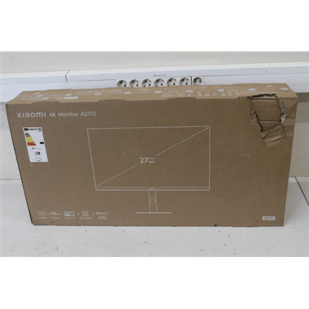 Xiaomi | 4K Monitor A27Ui EU | 27 " | IPS | UHD | 16:9 | 60 Hz | 6 ms | 3840 x 2160 pixels | 360 cd/m² | HDMI ports quantity 2