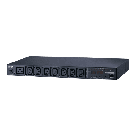 Aten | 16A 8-Outlet 1U Metered & Switched eco PDU | PE6208G