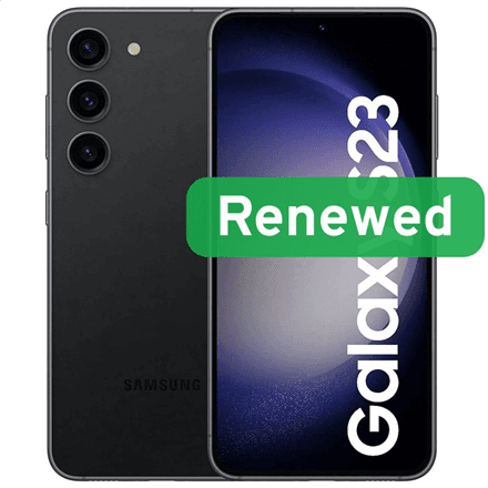Samsung Renewed Grade C | Galaxy S23 | Phantom Black | 6.1 " | 256 GB | 5G