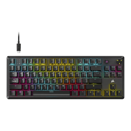 Corsair K70 CORE TKL | Tenkeyless Mechanical Gaming Keyboard | Wired | NA | MLX RED | Black