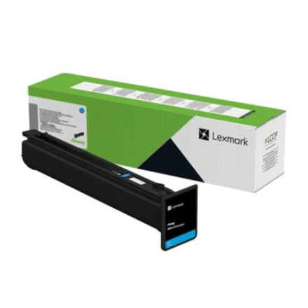 Lexmark 77L2HC0 Cyan High Capacity Return Programme Toner Cartridge (46.9K Pages) for Lexmark CS963, CX961, CX962, CX963 Printers | Lexmark