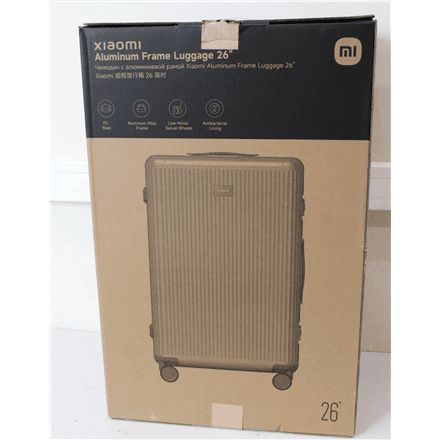 SALE OUT. Xiaomi Aluminum Frame Luggage 26" | Grey | 5500 g | Luggage | 24 month(s) | DEMO